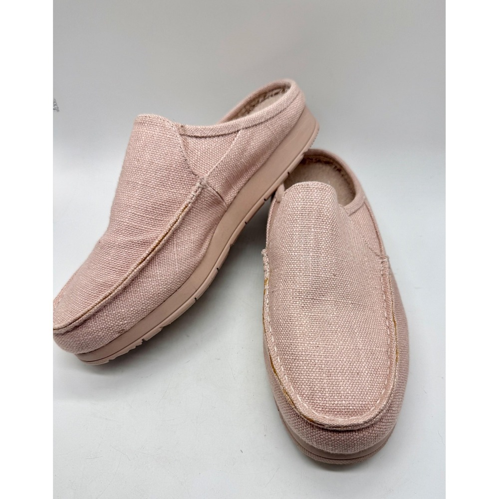 Sperry Top-Sider Moc-Sider Mule Hemp Women Rose Loafers 8.5 Casual